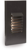 WAC Lighting 4061-BZ Contemporary Bronze LED Louvered Indoor Step Lighting