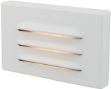 WAC Lighting 4501-WT Modern White LED Louvered Indoor Step Light