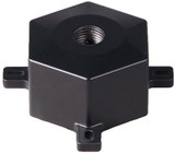 WAC Lighting 5000-TCL-BK Contemporary Black Large Tree Mount Junction Box