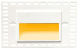 WAC Lighting WL-LED100TR-AM-WT Modern White LED Amber Invisible Trim Indoor Step Lighting