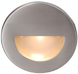 WAC Lighting WL-LED300-C-BN Contemporary Brushed Nickel LED Half-Round Indoor Step Light