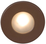 WAC Lighting WL-LED310-C-BZ Modern Bronze LED Round Indoor Step Light
