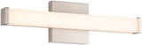 WAC Lighting WS-240818-CS-BN Slim Modern Brushed Nickel LED 18" Bathroom Lighting Sconce