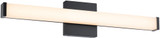 WAC Lighting WS-240824-CS-BK Slim Modern Black LED 24" Bath Lighting Sconce