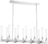 Zeev Lighting CD10276/12/PN Placid Contemporary Polished Nickel Kitchen Island Light Fixture