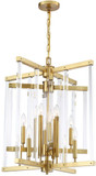 Zeev Lighting CD10294/12/PB Regent Contemporary Polished Brass Foyer Light Fixture