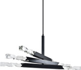 Zeev Lighting CD11344/LED-6/2x2/SBB Mamadim Satin Brushed Black LED Lighting Chandelier