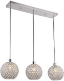 Zeev Lighting P30067/3/CH Kent Modern Chrome Multi Drop Lighting