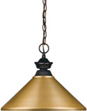 Z-Lite 100701OB-MSG Riviera Olde Bronze Lighting Pendant