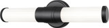 Z-Lite 1020-18W-MB-LED Warwick Modern Matte Black LED 18.5" Bathroom Vanity Light Fixture