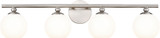 Z-Lite 1100-4V-BN Neoma Contemporary Brushed Nickel 4-Light Vanity Light Fixture