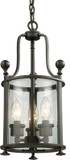 Z-Lite 135-3 Wyndham Bronze 17.75" Tall Foyer Light Fixture
