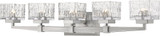 Z-Lite 1927-5V-BN Rubicon Modern Brushed Nickel Halogen 5-Light Vanity Light
