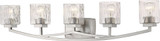 Z-Lite 1929-5V-BN Zaid Contemporary Brushed Nickel 5-Light Vanity Lighting