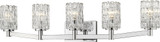 Z-Lite 1931-5V-CH Aubrey Chrome 5-Light Bath Light Fixture