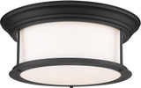 Z-Lite 2011F16-MB Sonna Modern Matte Black Flush Lighting