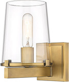 Z-Lite 3032-1V-RB Callista Contemporary Rubbed Brass Light Sconce
