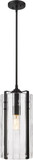 Z-Lite 3036P8-MB Alverton Modern Matte Black 8" Mini Ceiling Pendant Light