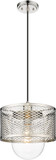 Z-Lite 3037P11-PN Kipton Modern Polished Nickel 11" Mini Drop Ceiling Lighting
