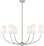 Z-Lite 3040-42BN Shannon Modern Brushed Nickel Lighting Chandelier