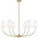 Z-Lite 3040-42RB Shannon Modern Rubbed Brass Lighting Chandelier