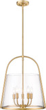 Z-Lite 3041P18-MGLD Archis Contemporary Modern Gold Pendant Light Fixture