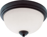 Z-Lite 314F2-BRZ Chelsey Dark Bronze 12" Wide Flush Mount Lighting