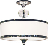 Z-Lite 307SF-CH Cosmopolitan Chrome 15.5" Wide Ceiling Light Fixture
