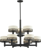 Z-Lite 329-9-BRZ Elea Bronze 22.75" Tall Chandelier Light