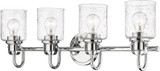 Z-Lite 340-4V-CH Kinsley Chrome 4-Light Bath Lighting