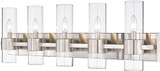Z-Lite 343-5V-BN Lawson Modern Brushed Nickel 5-Light Bathroom Vanity Light