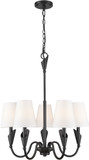Z-Lite 4014-24MB Claudelle Modern Matte Black Mini Chandelier Light