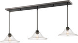 Z-Lite 428MP14-3OB Annora Olde Bronze Clear Multi Hanging Lamp