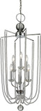 Z-Lite 429-6C-CH Serenade Contemporary Chrome Foyer Lighting