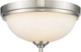 Z-Lite 435F2-BN Bordeaux Brushed Nickel Flush Mount Lighting