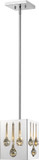 Z-Lite 453SQMP-CH Oberon Chrome Mini Hanging Pendant Lighting