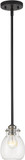 Z-Lite 466MP-MB-BN Kraken Modern Matte Black & Brushed Nickel Mini Pendant Lighting