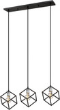 Z-Lite 478-3L-MB-BN Vertical Contemporary Matte Black / Brushed Nickel Multi Ceiling Light Pendant