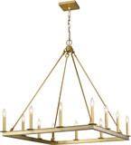 Z-Lite 482S-12OBR Barclay Olde Brass Chandelier Light