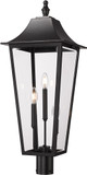 Z-Lite 5008PHXLR-BK Gannon Black Outdoor Lamp Post Light Fixture