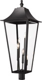 Z-Lite 5008PHXXLR-BK Gannon Black Outdoor Post Lighting