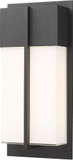 Z-Lite 5014S-BK-LED Nyx Contemporary Black LED 6" Outdoor Wall Sconce