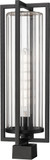 Z-Lite 5013PHBS-BK Aura Contemporary Black Exterior Post Lighting