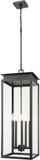 Z-Lite 5018CHXL-BK Nova Black Outdoor Hanging Pendant Lighting