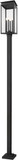 Z-Lite 5018PHBS-536P-BK Nova Black Exterior Lamp Post Light