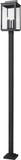 Z-Lite 5019PHXLS-536P-BK Hartwell Contemporary Sand Black Exterior Lamp Post Light Fixture