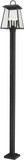 Z-Lite 521PHBS-536P-BK Broughton Black Exterior Lighting Post Light