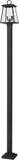 Z-Lite 521PHMS-536P-BK Broughton Black Outdoor Post Light Fixture