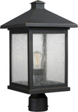 Z-Lite 531PHBR-ORB Portland Oil Rubbed Bronze Exterior Post Light Fixture