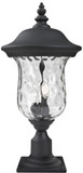 Z-Lite 533PHB-533PM-BK Armstrong Black Outdoor Post Mount